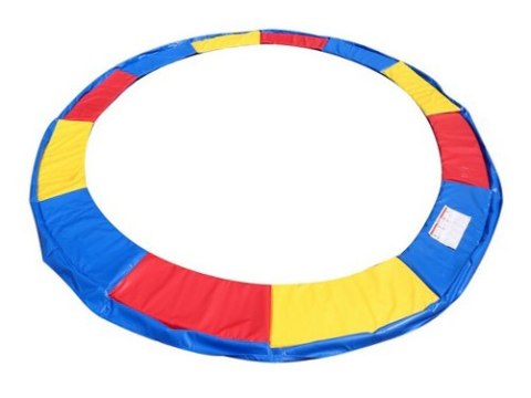 Osłona sprężyn do trampoliny 10 ft miekka mata zabezpieczająca 305-312 cm kolorowa Osłona sprężyn do trampoliny 10 ft miekka mata zabezpieczająca 305-312 cm kolorowa