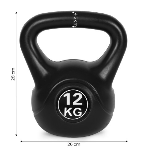Kettlebell kettle 12 kg do ćwiczeń hantla kula odważnik obciążenie ciężar fitness ModernHome Kettlebell kettle 12 kg do ćwiczeń hantla kula odważnik obciążenie ciężar fitness ModernHome