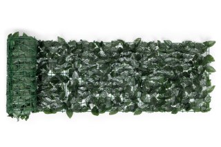 Sztuczny bluszcz żywopłot 3 szt. 500x150 cm zielona osłona na balkon maskująca