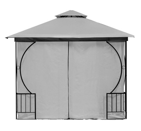 Namiot pawilon ogrodowy 2w1 3x3 m moskitiera i pełne ściankiMultiGarden