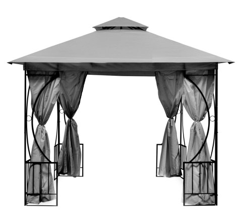 Namiot pawilon ogrodowy 2w1 3x3 m moskitiera i pełne ściankiMultiGarden