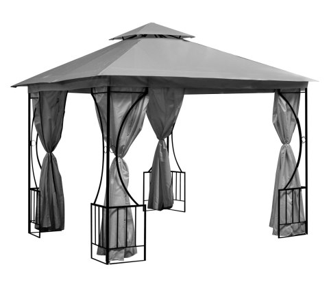 Namiot pawilon ogrodowy 2w1 3x3 m moskitiera i pełne ściankiMultiGarden