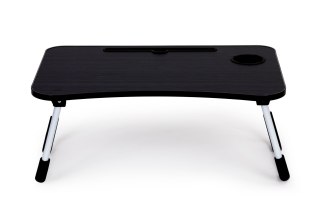 Podstawka pod laptopa stolik do łóżka 60x40 cm czarna ModernHome