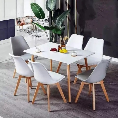 Stół stolik prostokątny 120x80 cm nowoczesny do jadalni salonu kuchni ModernHome