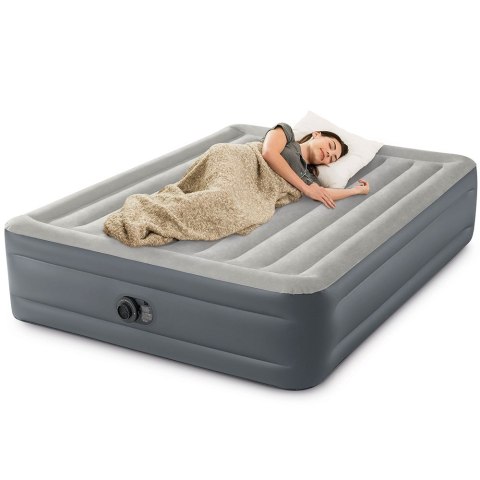 Duży dmuchany materac 203x152 cm z wbudowaną pompką INTEX 64126ND Duży dmuchany materac 203x152 cm z wbudowaną pompką INTEX 64126ND