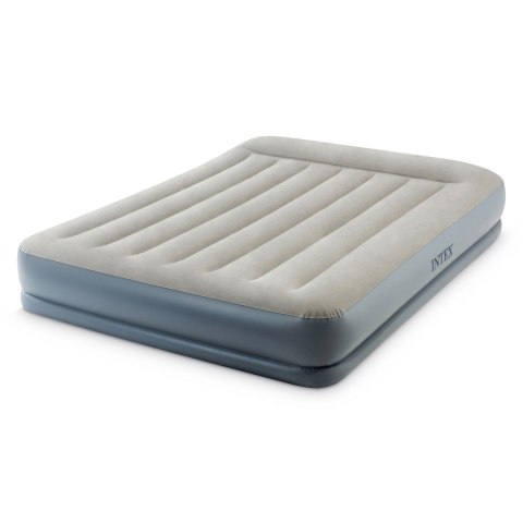 Materac dmuchany 203x152 cm do spania z pompką dwuosobowy INTEX 64118 Materac dmuchany 203x152 cm do spania z pompką dwuosobowy INTEX 64118