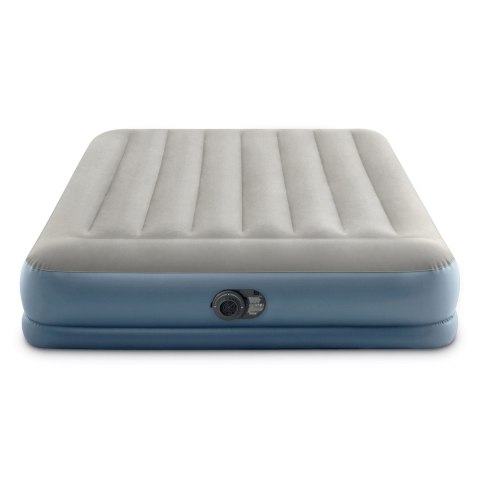 Materac dmuchany 203x152 cm do spania z pompką dwuosobowy INTEX 64118 Materac dmuchany 203x152 cm do spania z pompką dwuosobowy INTEX 64118