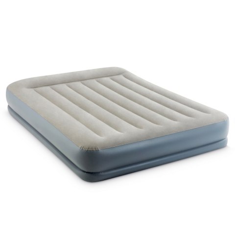 Materac dmuchany 203x152 cm do spania z pompką dwuosobowy INTEX 64118 Materac dmuchany 203x152 cm do spania z pompką dwuosobowy INTEX 64118